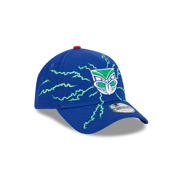 New Era 9Forty A-Frame NRL 2025 Electric New Zealand Warriors Royal Blue