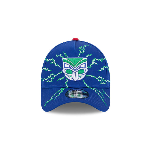 New Era 9Forty A-Frame NRL 2025 Electric New Zealand Warriors Royal Blue