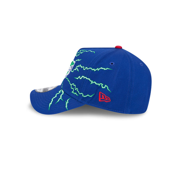 New Era 9Forty A-Frame NRL 2025 Electric New Zealand Warriors Royal Blue
