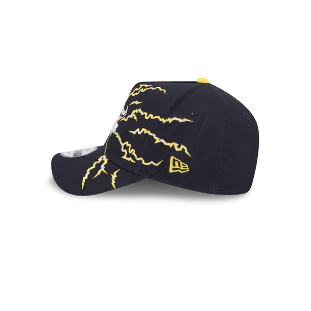 New Era 9Forty A-Frame NRL 2025 Electric North Queensland Cowboys Black