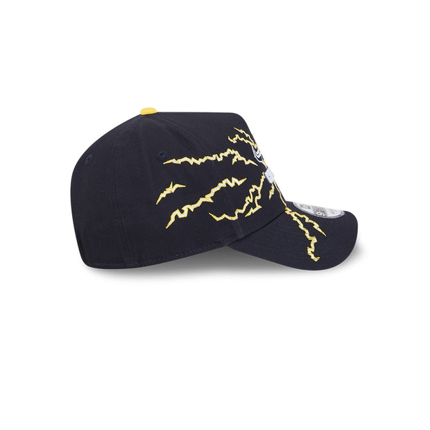 New Era 9Forty A-Frame NRL 2025 Electric North Queensland Cowboys Black