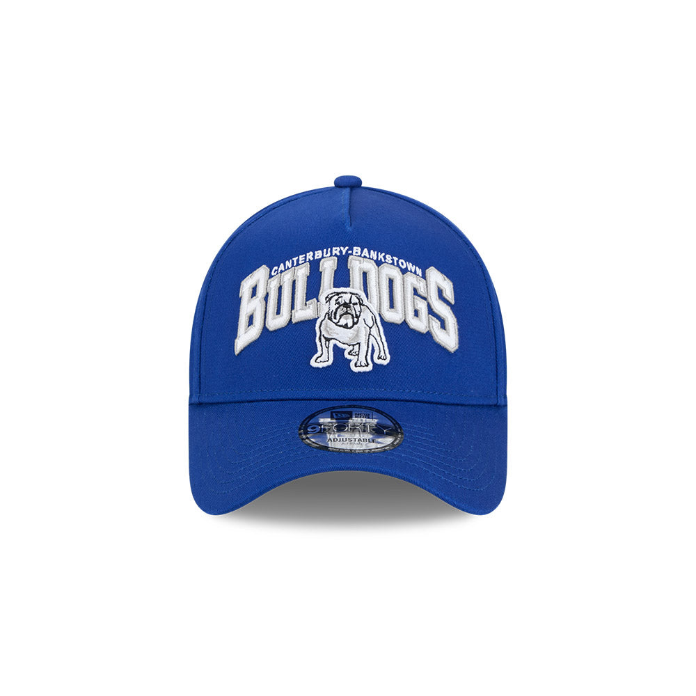 New Era 9Forty A-Frame NRL Team Arch Logo Canterbury-Bankstown Bulldogs Royal Blue