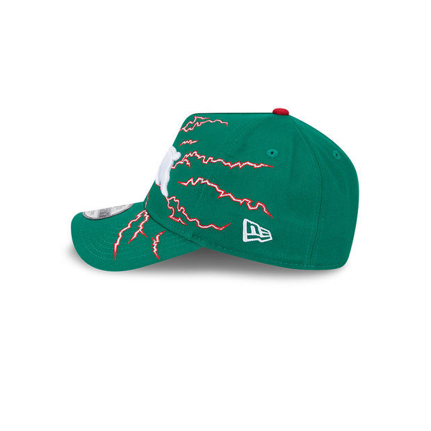 New Era 9Forty A-Frame NRL 2025 Electric South Sydney Rabbitohs Green