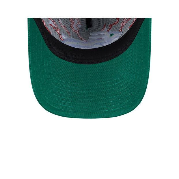 New Era 9Forty A-Frame NRL 2025 Electric South Sydney Rabbitohs Green