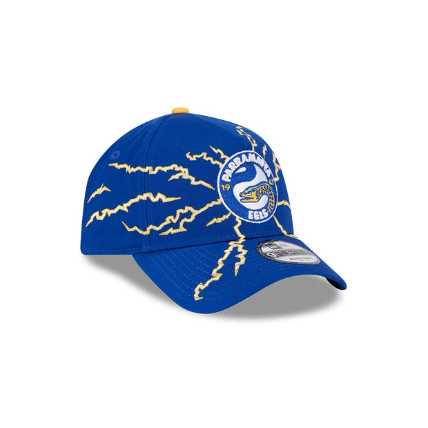 New Era 9Forty A-Frame NRL 2025 Electric Parramatta Eels Royal Blue
