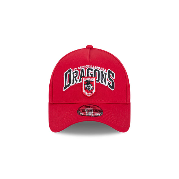 New Era 9Forty A-Frame NRL Team Arch Logo St. George Illawarra Dragons