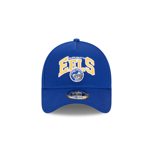 New Era 9Forty A-Frame NRL Team Arch Logo Parramatta Eels Royal Blue