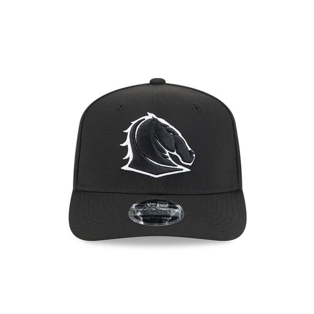 New Era 9Seventy NRL 2025 Black White Team Brisbane Broncos