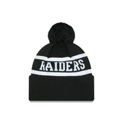 New Era Beanie NRL 2025 Black White Team Canberra Raiders