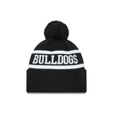 New Era Beanie NRL 2025 Black White Team Canterbury-Bankstown Bulldogs