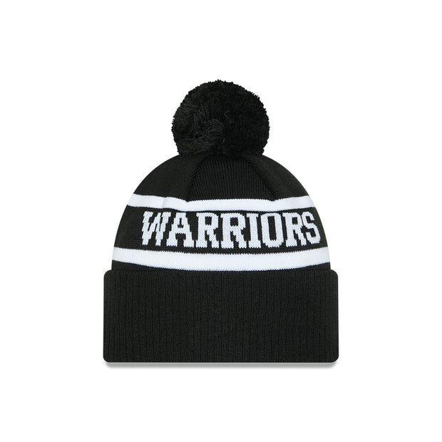 New Era Beanie NRL 2025 Black White Team New Zealand Warriors