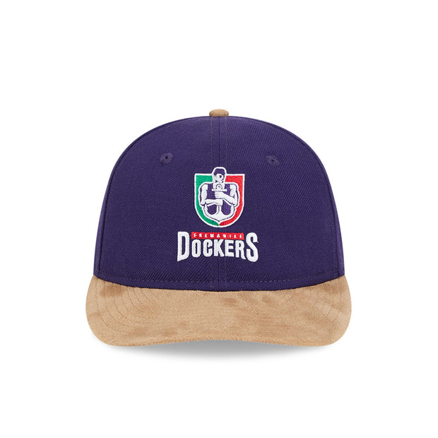 New Era 9Fifty Retro Crown Strapback AFL 2025 Team Retro Contrast Fremantle Dockers