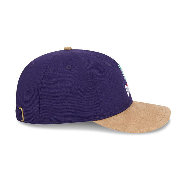 New Era 9Fifty Retro Crown Strapback AFL 2025 Team Retro Contrast Fremantle Dockers