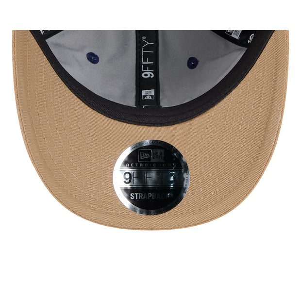 New Era 9Fifty Retro Crown Strapback AFL 2025 Team Retro Contrast Geelong Cats