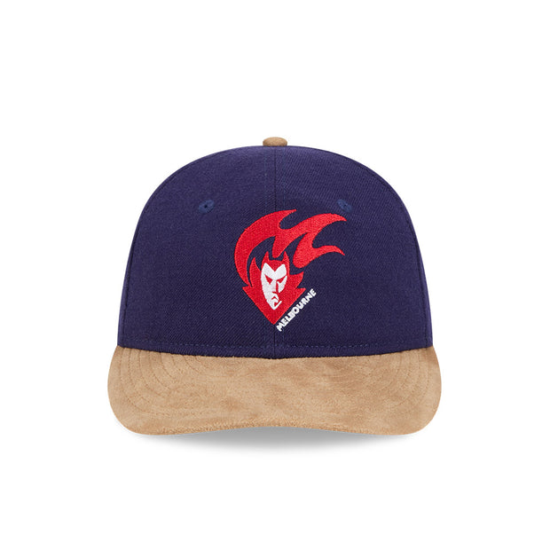 New Era 9Fifty Retro Crown Strapback AFL 2025 Team Retro Contrast Melbourne Demons