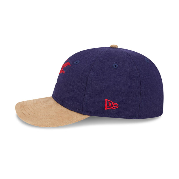 New Era 9Fifty Retro Crown Strapback AFL 2025 Team Retro Contrast Melbourne Demons