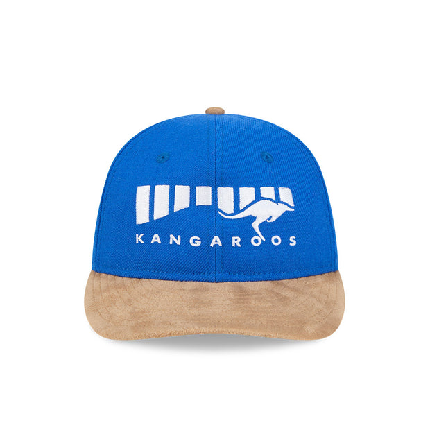 New Era 9Fifty Retro Crown Strapback AFL 2025 Team Retro Contrast North Melbourne Kangaroos