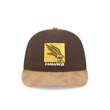 New Era 9Fifty Retro Crown Strapback AFL 2025 Team Retro Contrast Hawthorn Hawks