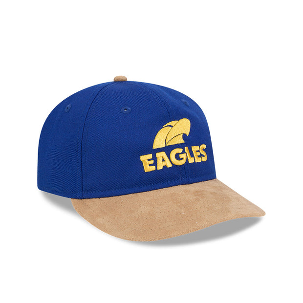 New Era 9Fifty Retro Crown Strapback AFL 2025 Team Retro Contrast West Coast Eagles