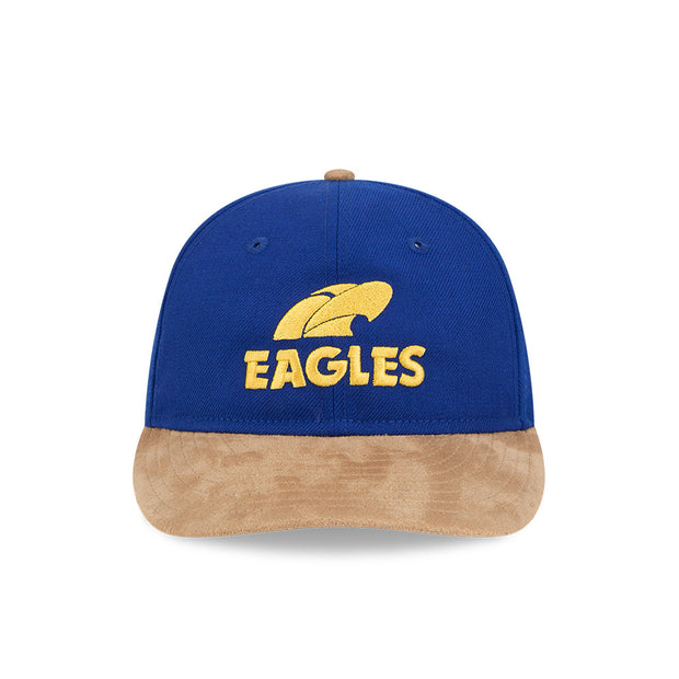 New Era 9Fifty Retro Crown Strapback AFL 2025 Team Retro Contrast West Coast Eagles