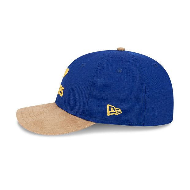 New Era 9Fifty Retro Crown Strapback AFL 2025 Team Retro Contrast West Coast Eagles