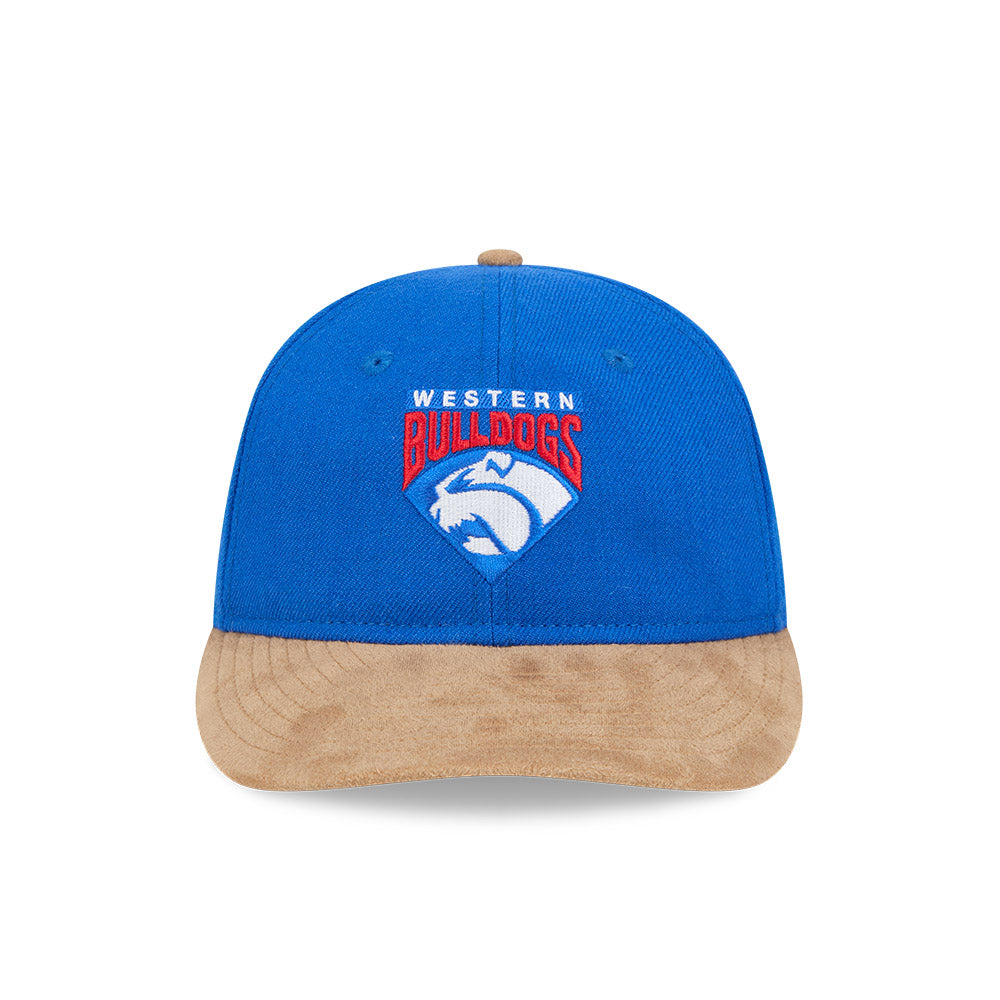 New Era 9Fifty Retro Crown Strapback AFL 2025 Team Retro Contrast Western Bulldogs