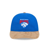 New Era 9Fifty Retro Crown Strapback AFL 2025 Team Retro Contrast Western Bulldogs