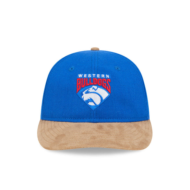 New Era 9Fifty Retro Crown Strapback AFL 2025 Team Retro Contrast Western Bulldogs