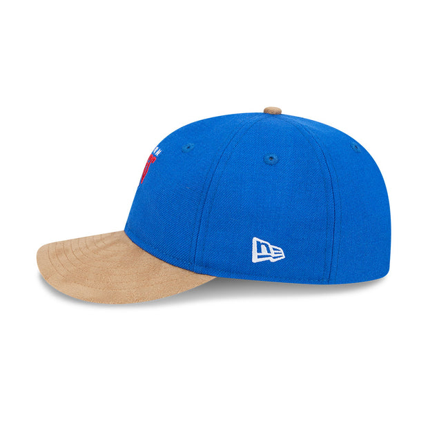 New Era 9Fifty Retro Crown Strapback AFL 2025 Team Retro Contrast Western Bulldogs
