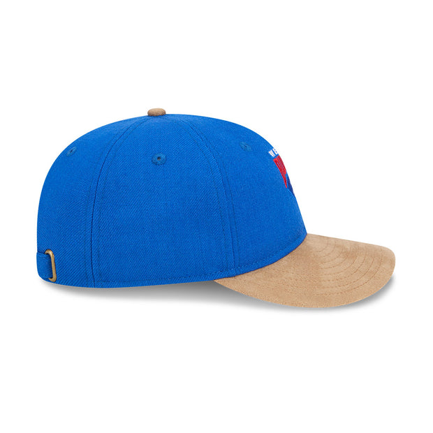 New Era 9Fifty Retro Crown Strapback AFL 2025 Team Retro Contrast Western Bulldogs