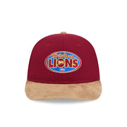 New Era 9Fifty Retro Crown Strapback AFL 2025 Team Retro Contrast Brisbane Lions