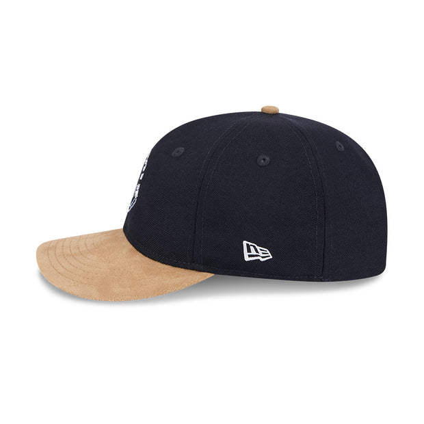 New Era 9Fifty Retro Crown Strapback AFL 2025 Team Retro Contrast Carlton Blues