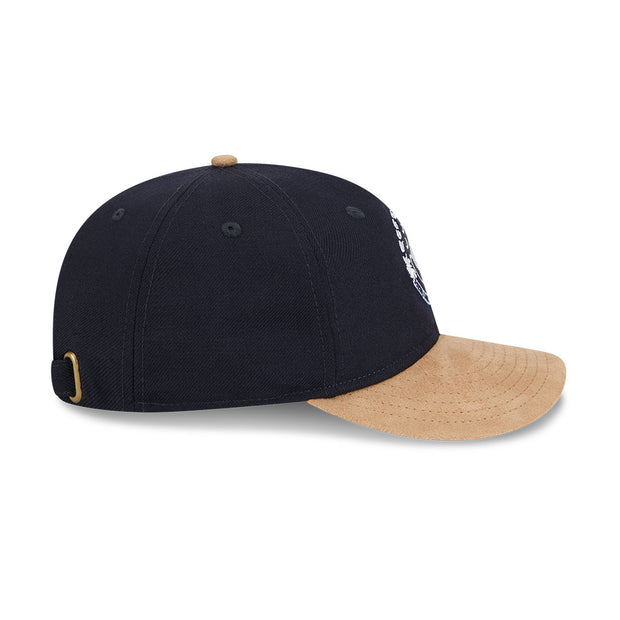 New Era 9Fifty Retro Crown Strapback AFL 2025 Team Retro Contrast Carlton Blues