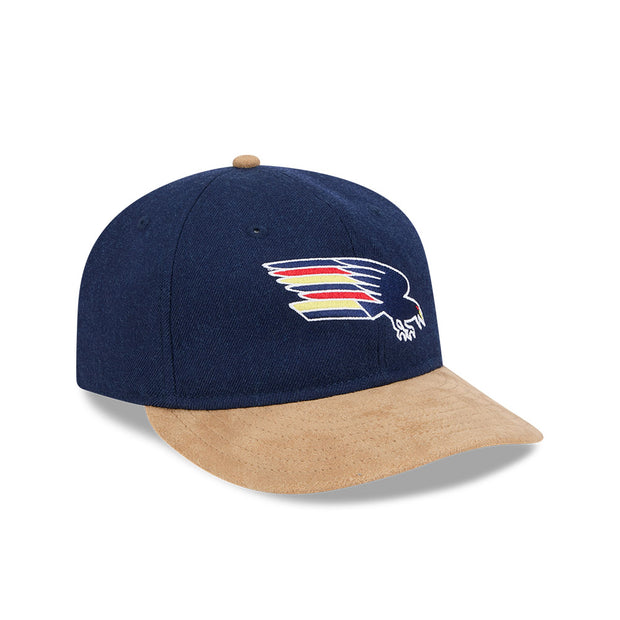 New Era 9Fifty Retro Crown Strapback AFL 2025 Team Retro Contrast Adelaide Crows