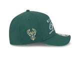 New Era 9Forty M-Crown A-Frame NBA Draft 2025 Milwaukee Bucks OTC