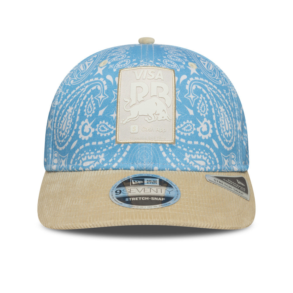 New Era 9Seventy F1 Paisley Visa Cash App Racing Bulls Pastel Blue