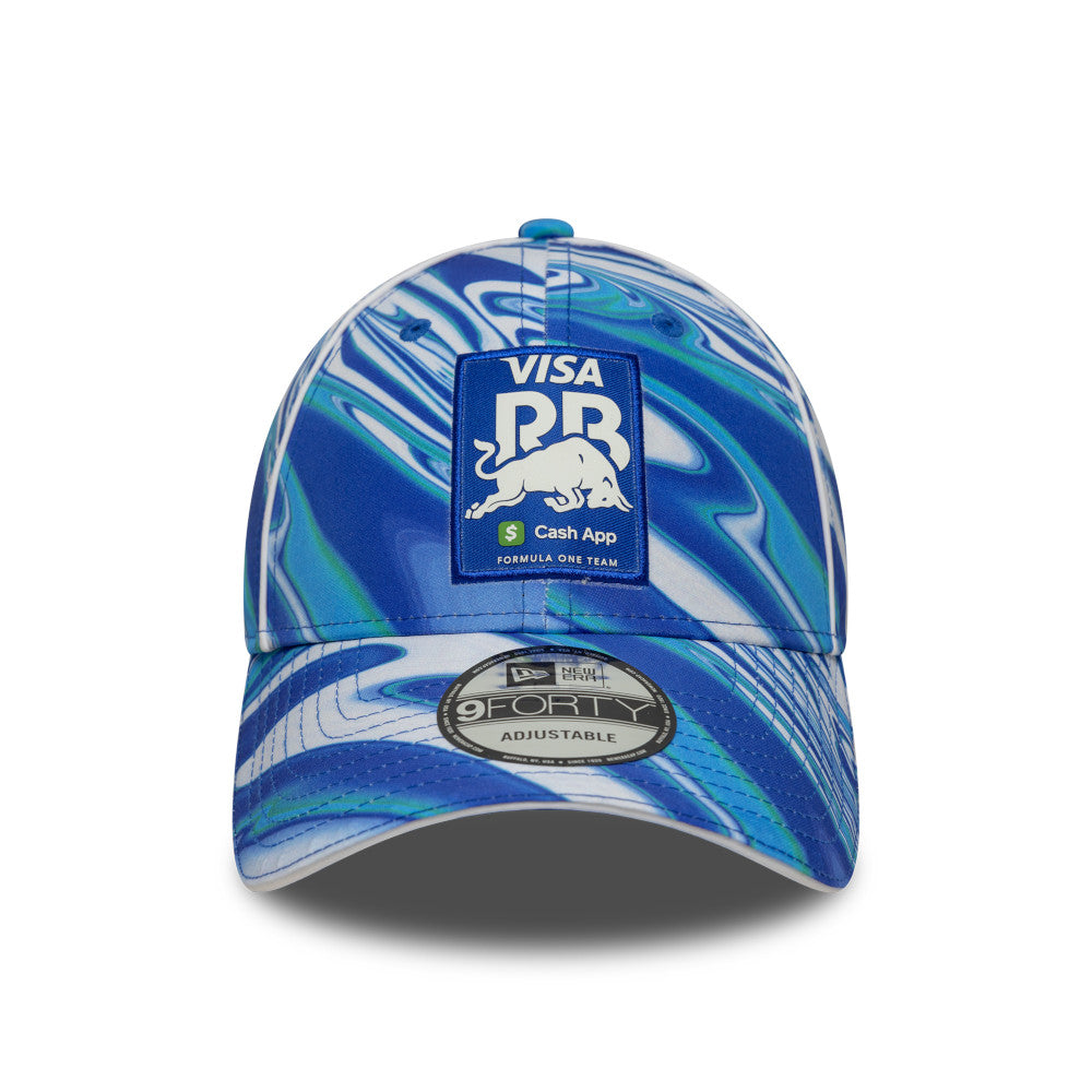New Era 9Forty F1 Visa Cash App Racing Bulls Marbled Blue