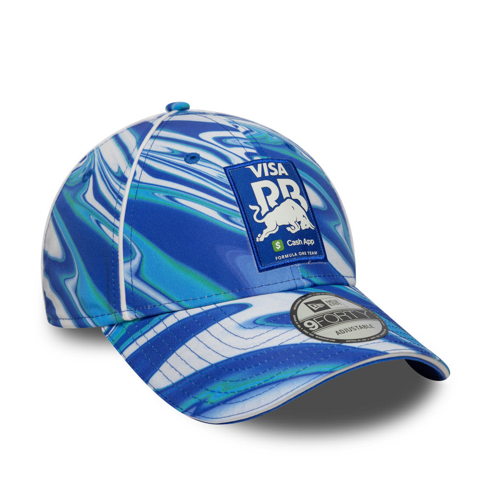 New Era 9Forty F1 Visa Cash App Racing Bulls Marbled Blue
