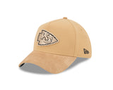 New Era 39Thirty A-Frame NFL Suede Kansas City Chiefs Camel