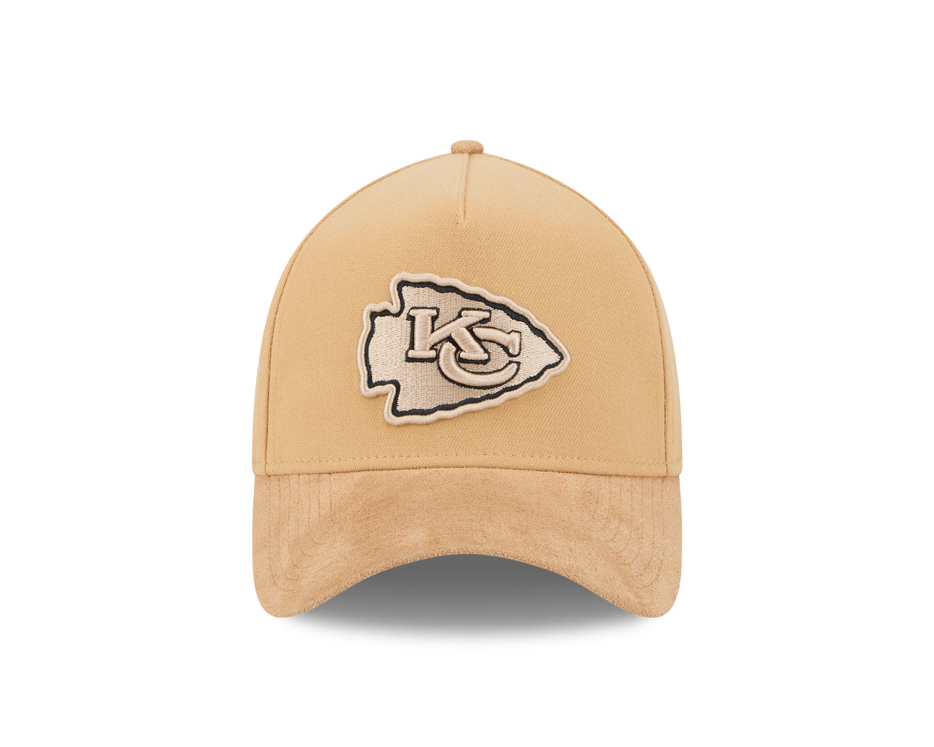 New Era 39Thirty A-Frame NFL Suede Kansas City Chiefs Camel