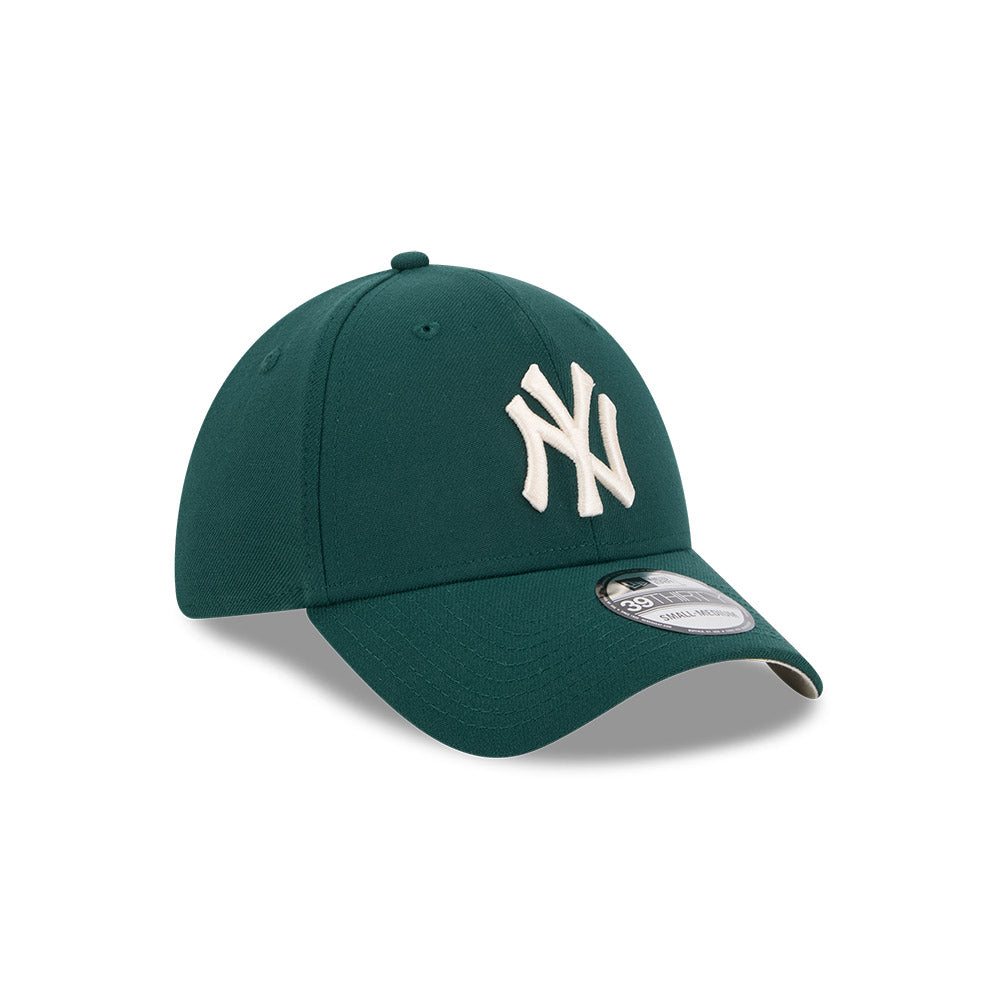 New Era 39Thirty MLB Dark Green Ivory New York Yankees