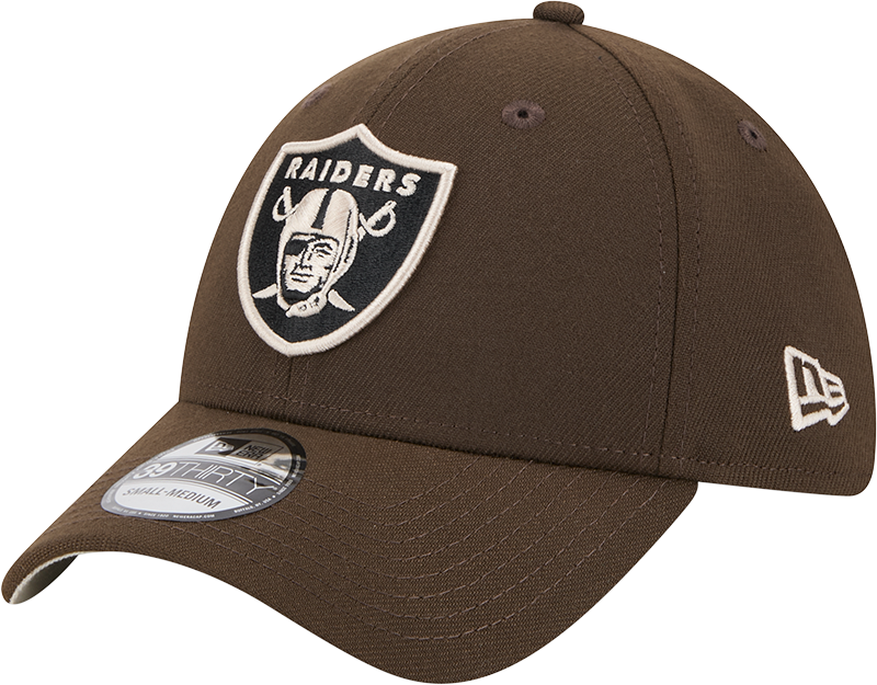 New Era 39Thirty NFL Stone Script Las Vegas Raiders Walnut