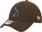 New Era 39Thirty MLB Stone Script Los Angeles Dodgers Walnut