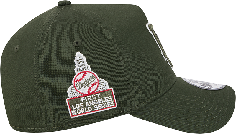 New Era 9Forty A Frame MLB Cooperstown World Series Los Angeles Dodgers Dark Seaweed