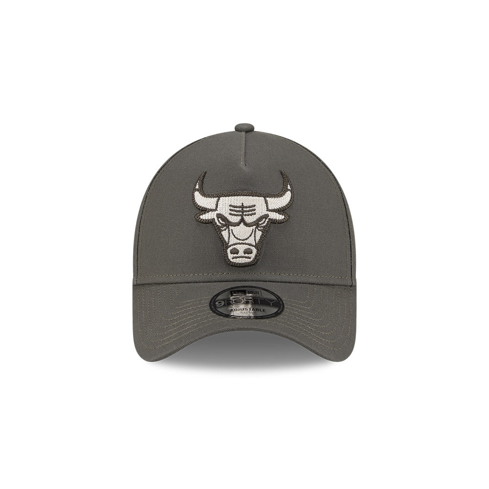 New Era 9Forty A Frame NBA Moss Canvas Chainstitch Chicago Bulls