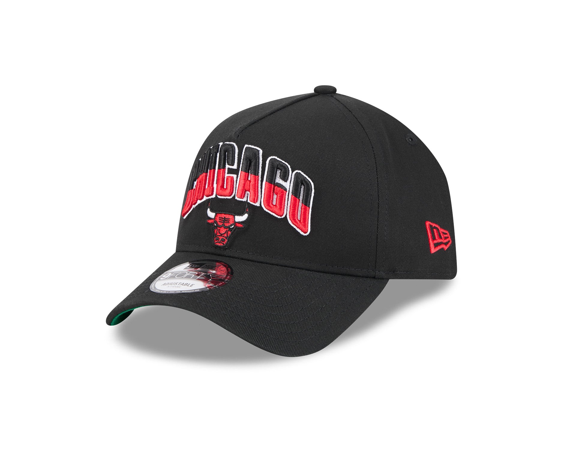 New Era 9Forty A-Frame NBA Arch Chicago Bulls Black