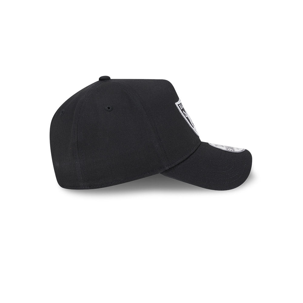 New Era 9Forty A Frame Metallic NFL Las Vegas Raiders Black Grey