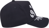 New Era 9Forty A Frame MLB Paisley New York Yankees Navy