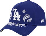 New Era 9Forty A Frame MLB Paisley Los Angeles Dodgers Royal