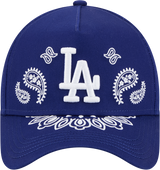New Era 9Forty A Frame MLB Paisley Los Angeles Dodgers Royal